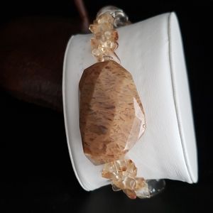 Bracelet Tan and Clear